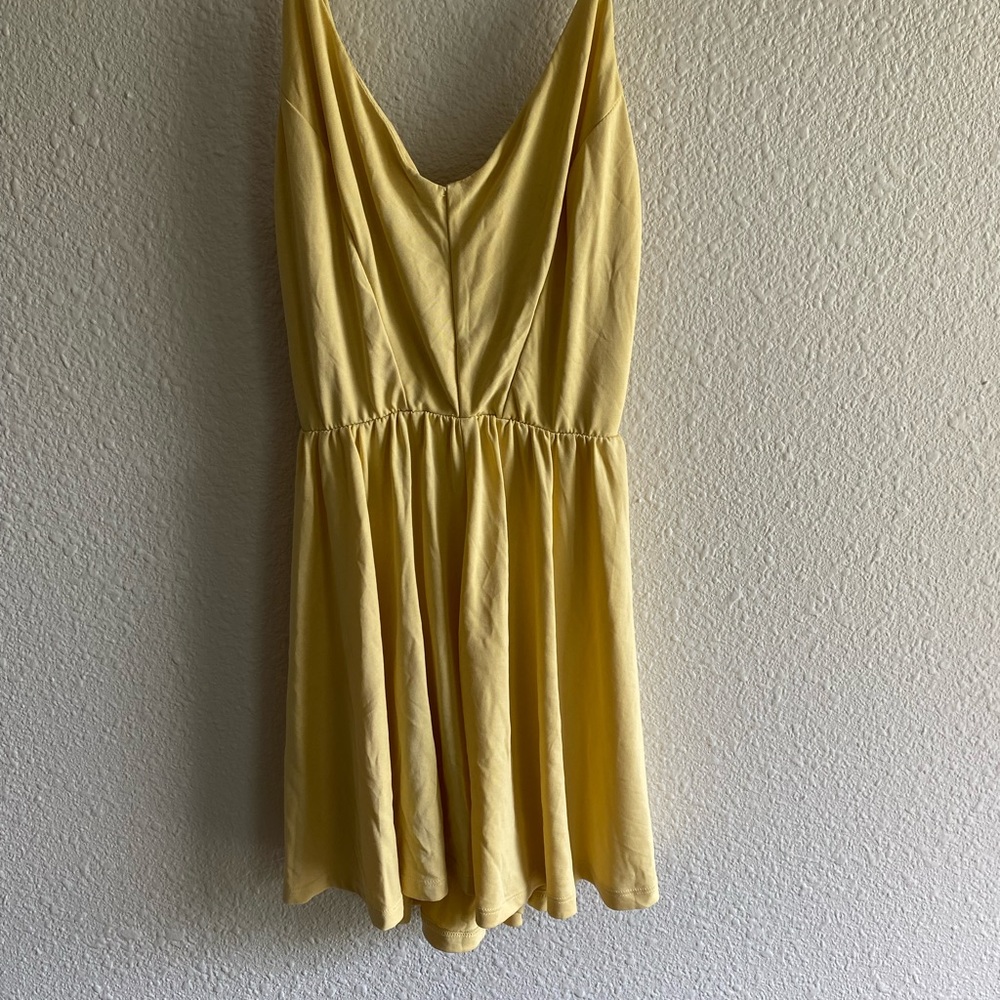 Mini Yellow Summertime Dress